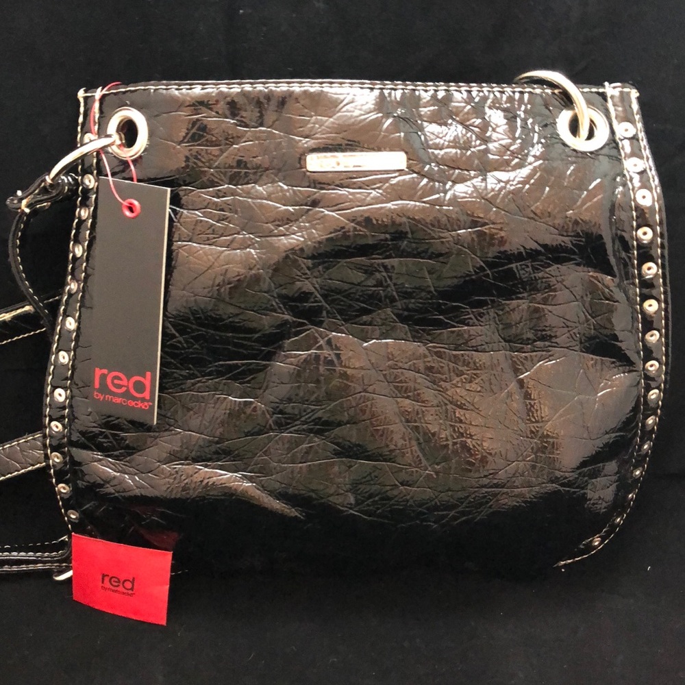 Red by Marc Ecko Black Crossbody Purse